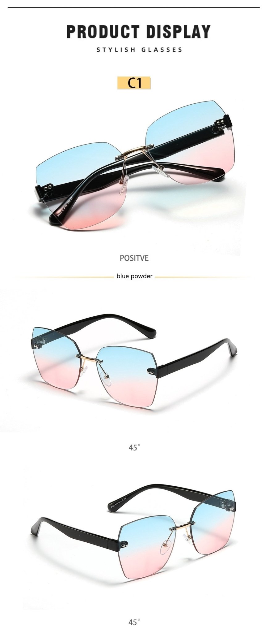 Unisex Diamond Cut Sunglasses - High - End Style - MRC STOREAccessoriesMy StoreUnisex Diamond Cut Sunglasses - High - End Style My Store MRC STORECJCF199190905EVBlue And Yellow