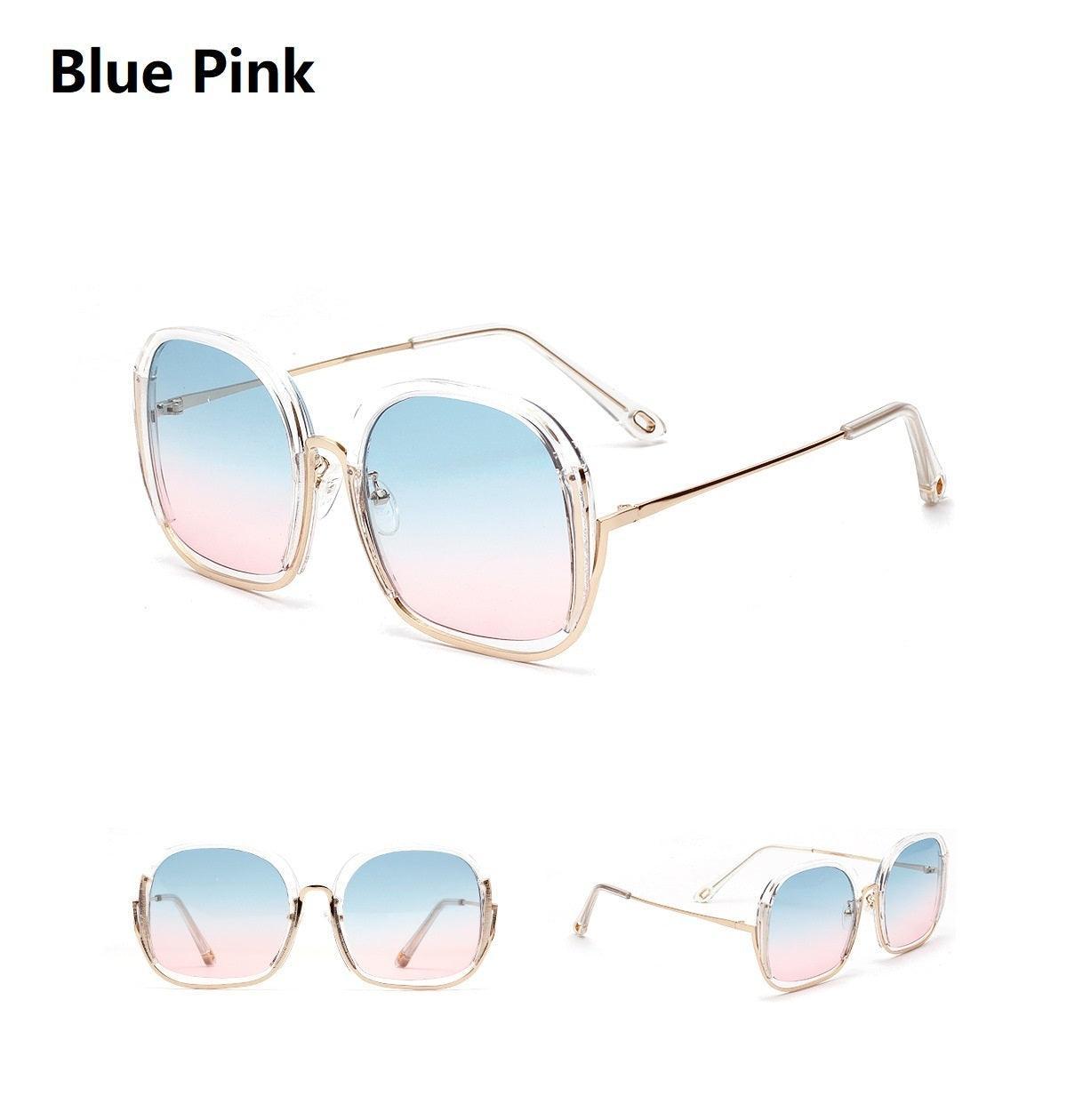 Colorful Fashionable Large Half - Frame Sunglasses – UV400 Protection - MRC STOREAccessoriesMy StoreColorful Fashionable Large Half - Frame Sunglasses – UV400 Protection - MRC STOREMRC STORECJYJ162042104DWBlue pink