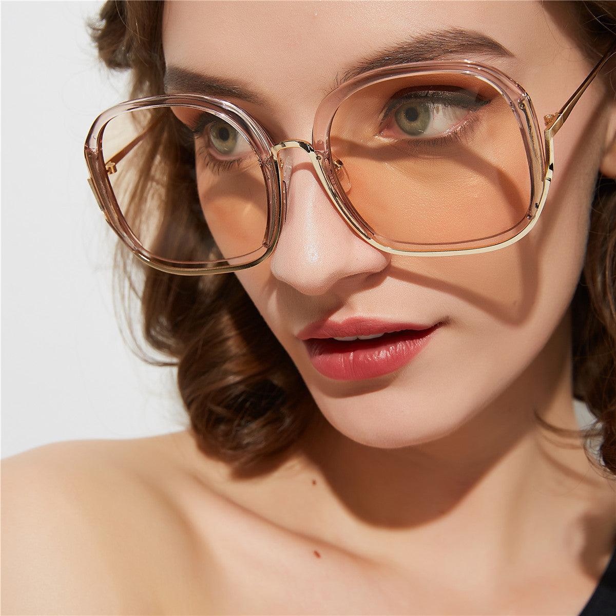 Colorful Fashionable Large Half - Frame Sunglasses – UV400 Protection - MRC STOREAccessoriesMy StoreColorful Fashionable Large Half - Frame Sunglasses – UV400 Protection - MRC STOREMRC STORECJYJ162042103CXBlue orange