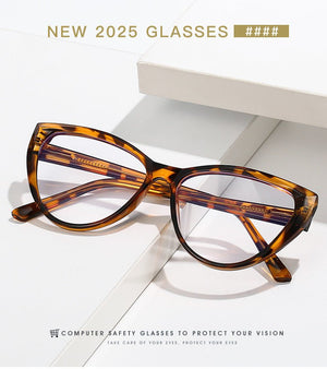 Unisex Cat Eye Glasses - Anti - Blue Retro Fit - MRC STOREAccessoriesMy StoreUnisex Cat Eye Glasses - Anti - Blue Retro Fit My Store MRC STORECJYD234950402BYTwo Leopard Print Middle BlackTransparent