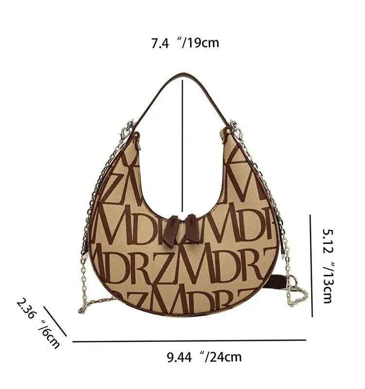 Women’s Crossbody Bag - Dumpling PU Chain - MRC STOREAccessoriesMy StoreWomen’s Crossbody Bag - Dumpling PU ChainMRC STORECJNS198803201AZBrown