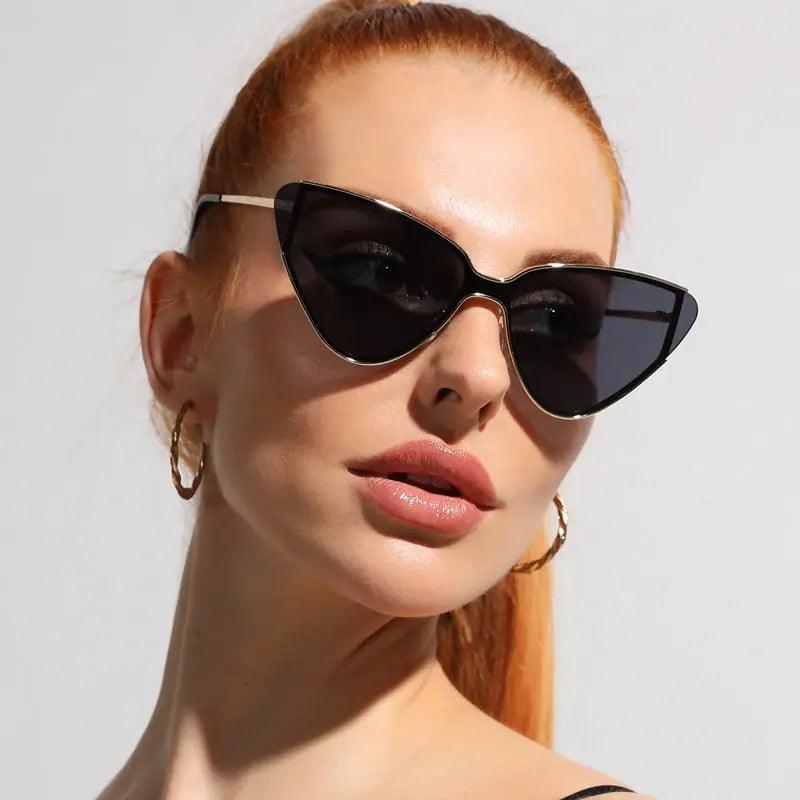 Cat's Eye Retro Sunglasses - MRC STOREAccessoriesMy StoreCat's Eye Retro Sunglasses - MRC STOREMRC STORECJCF199964901AZC01 Golden Gray