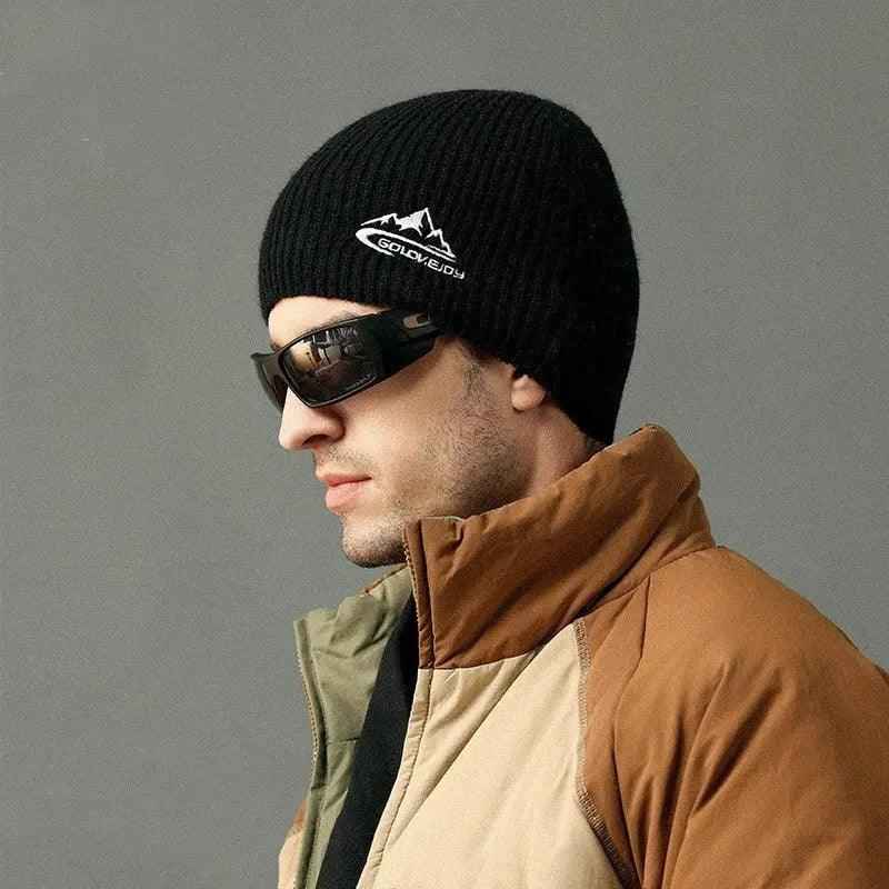 Gray wool beanie from My Store's accessories collection, featuring a classic style and cozy, warm knit fabric.