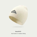 Gray wool beanie from My Store, soft and warm accessories with a classic knit style, free size for comfortable fit.