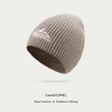 Gray wool beanie hat from My Store's accessories collection, featuring a classic style and cozy warm wool fabric.