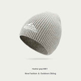 Gray wool beanie from My Store, cozy knit accessory, classic style, lightweight, designed for warmth and comfort.