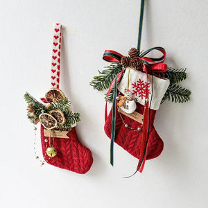 Knitted Christmas Stockings – Festive Decorations for Your Holiday Scene Layout - MRC STOREAccessoriesMy StoreKnitted Christmas Stockings – Festive Decorations for Your Holiday Scene Layout - MRC STOREMRC STORECJYS216023605EVDouble Bell Decorative Socks