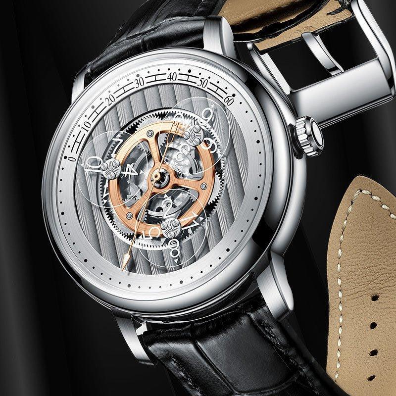 Automatic Hollow Mechanical Watch - 5 ATM Waterproof watch - MRC STOREAccessoriesMy StoreAutomatic Hollow Mechanical Watch - 5 ATM Waterproof watch - MRC STOREMRC STORECJJX167831903CXSilver black