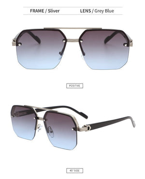 Men’s Fashion Sunglasses - Versatile Silver Gold - MRC STOREAccessoriesMy StoreMen’s Fashion Sunglasses - Versatile Silver Gold My Store MRC STORECJCF235197601AZSilver Frame Black And Gray