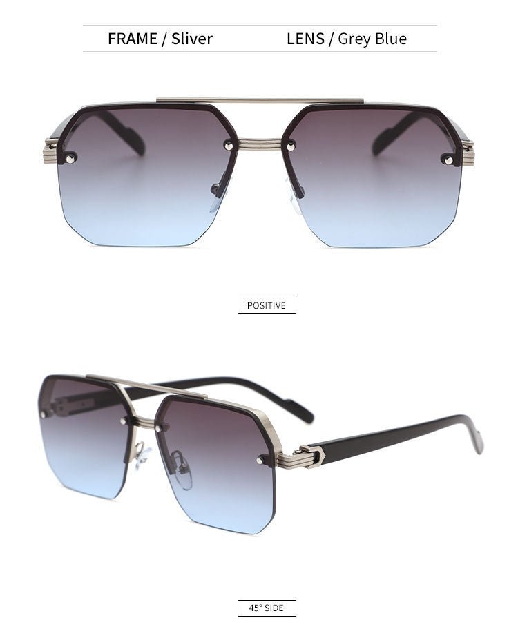 Men’s Fashion Sunglasses - Versatile Silver Gold - MRC STOREAccessoriesMy StoreMen’s Fashion Sunglasses - Versatile Silver Gold My Store MRC STORECJCF235197601AZSilver Frame Black And Gray