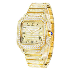 Men’s Moissanite Watch - Stainless Steel Clarity - MRC STOREAccessoriesMy StoreMen’s Moissanite Watch - Stainless Steel Clarity My Store MRC STORECJJX241368201AZGold