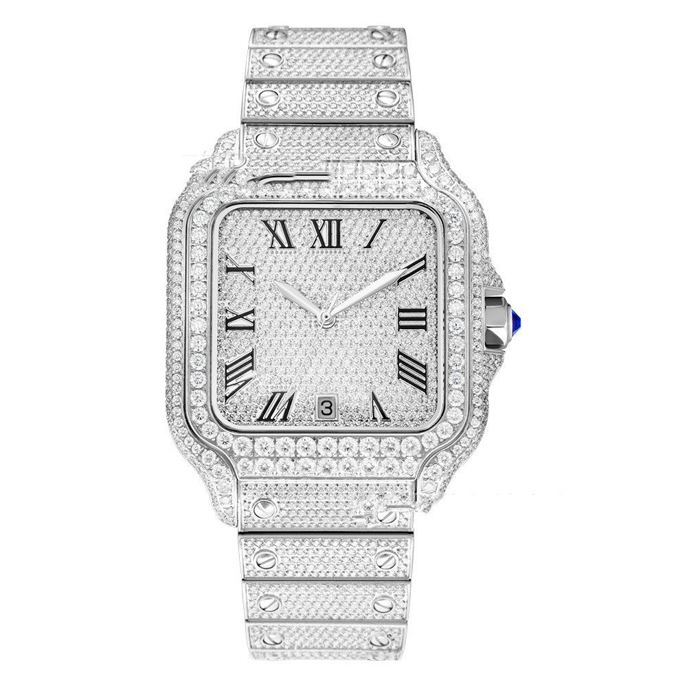 Men’s Moissanite Watch - Stainless Steel Clarity - MRC STOREAccessoriesMy StoreMen’s Moissanite Watch - Stainless Steel Clarity My Store  642.68MRC STORECJJX241368202BYSilver