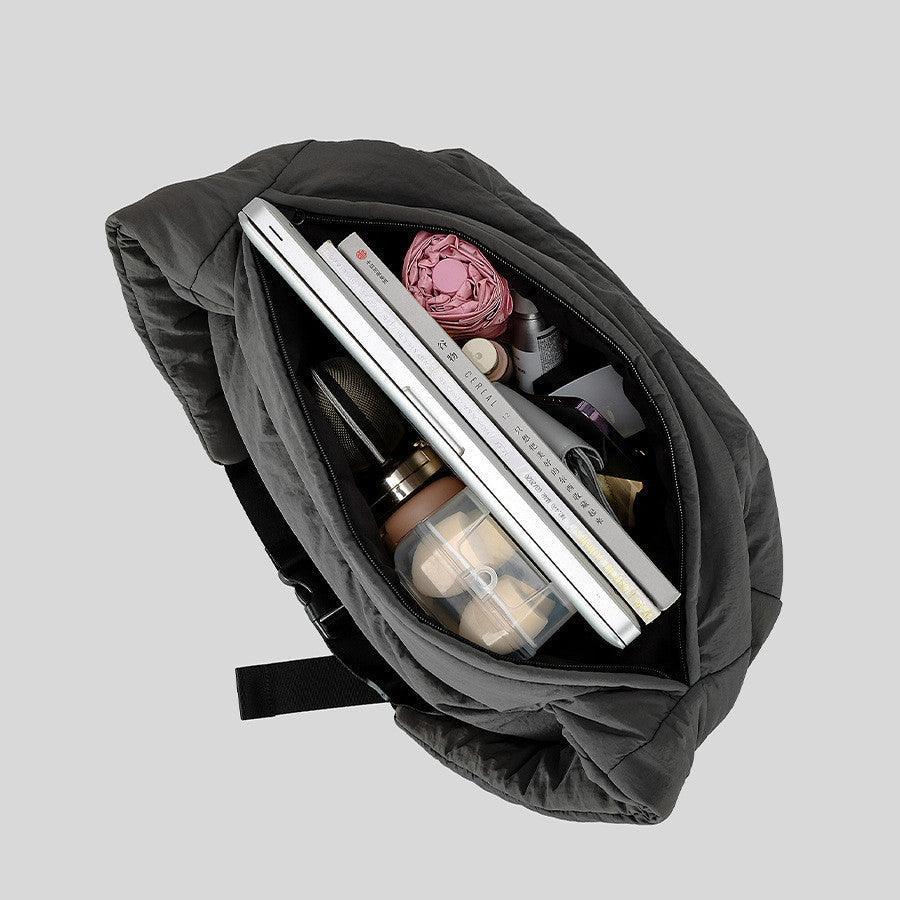 Nylon Quilted Large Large Capacity Bag - Stylish Dumpling Shape - MRC STOREAccessoriesMy StoreNylon Quilted Large Large Capacity Bag - Stylish Dumpling Shape - MRC STOREMRC STORECJNS214677701AZGray