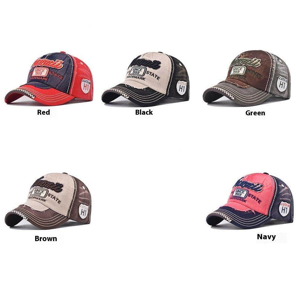 Unisex navy blue cotton cowboy hat with adjustable dome, all-season cap, casual accessories.