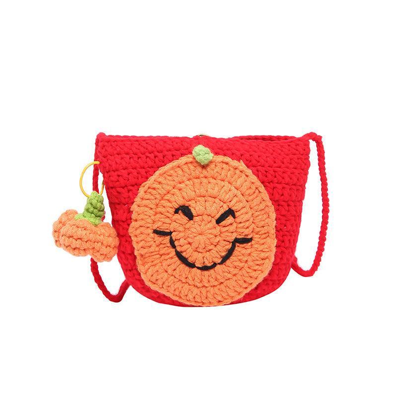 Halloween Handmade Wool Bat & Pumpkin Woven Shoulder Messenger Bag - MRC STOREAccessoriesMy StoreHalloween Handmade Wool Bat & Pumpkin Woven Shoulder Messenger Bag - MRC STOREMRC STORECJNS214772602BYPumpkin Style