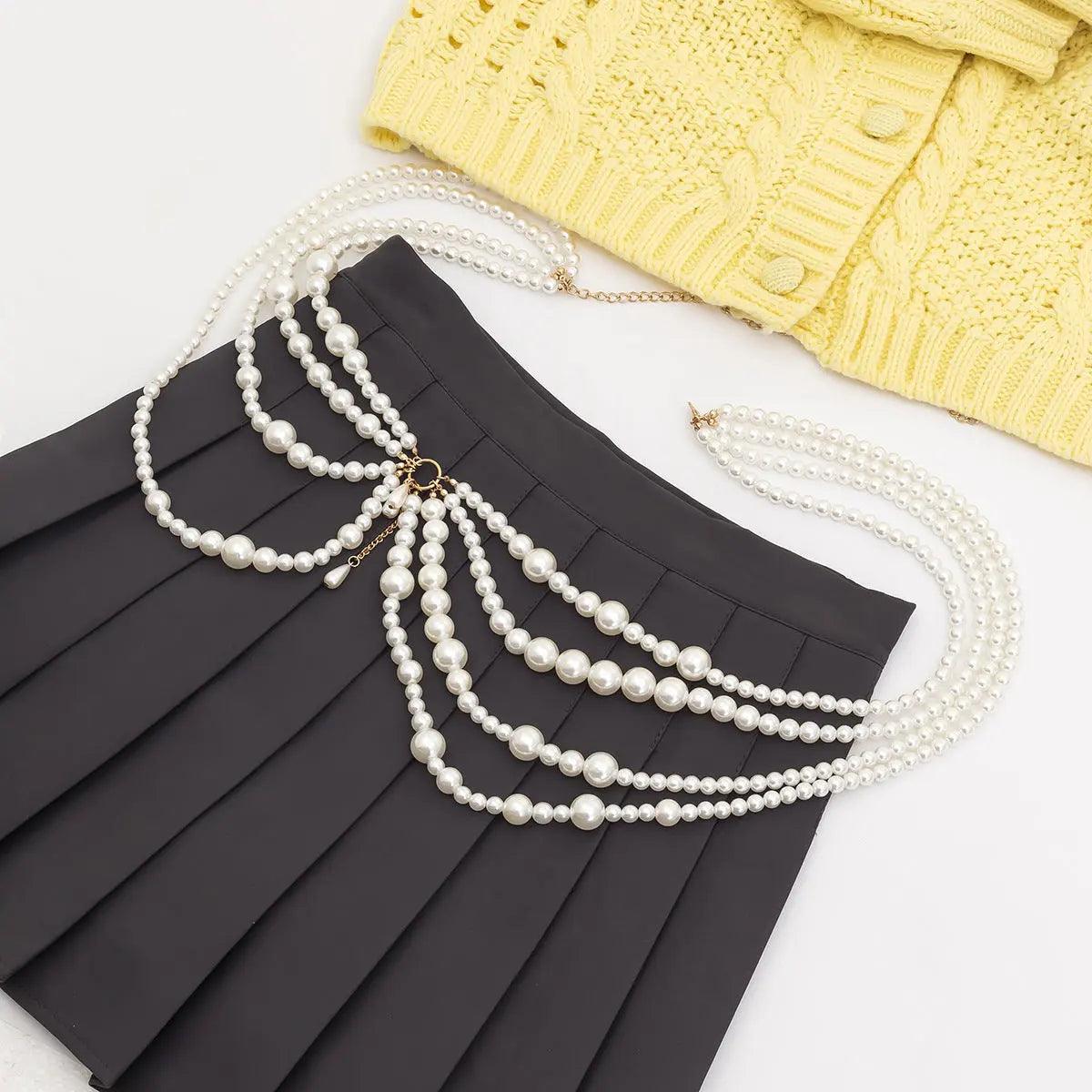 Multi Layer Pearl Waist Chain - MRC STOREAccessoriesMy StoreMulti Layer Pearl Waist Chain - MRC STOREMRC STORECJYD204410301AZPearl Waist Chain