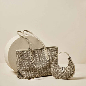 Woolen Crescent Canvas Bag - MRC STOREBagMy StoreWoolen Crescent Canvas BagMRC STORECJNS154830301AZBeige1PC