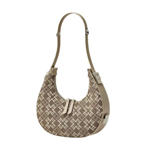 Woolen Crescent Canvas Bag - MRC STOREBagMy StoreWoolen Crescent Canvas BagMRC STORECJNS154830301AZBeige1PC