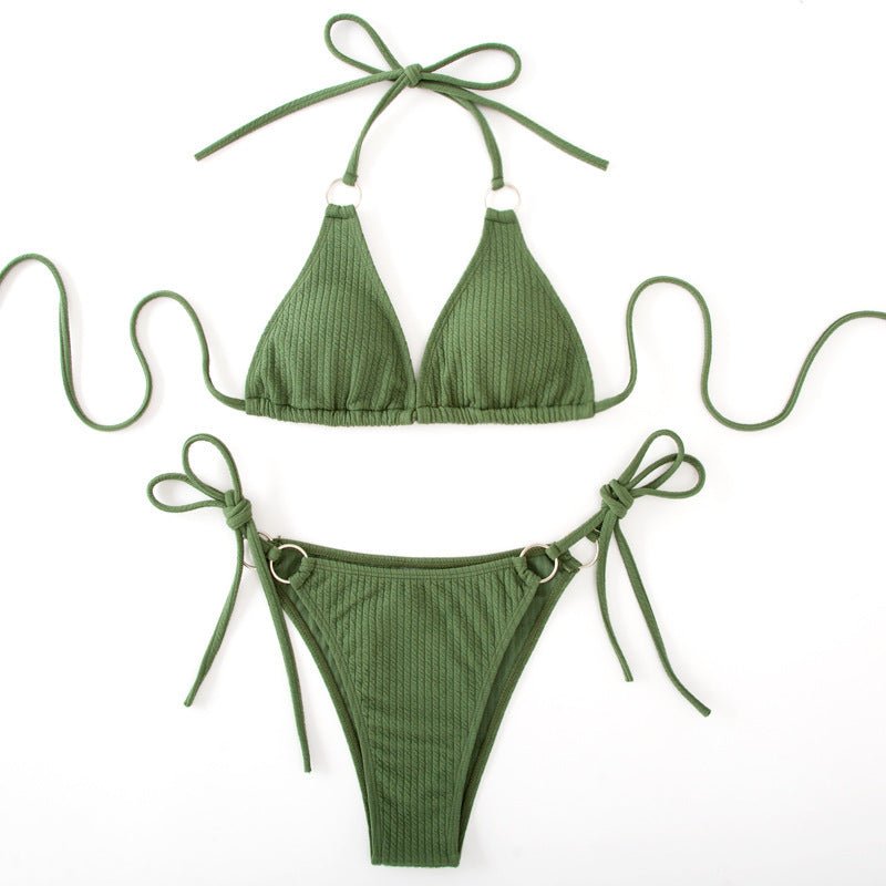 Women’s Bikini Set - Side Tie Thong Swimsuit - MRC STOREbikini setMy StoreWomen’s Bikini Set - Side Tie Thong Swimsuit My Store  25.92MRC STORECJTZ203359321UFArmy GreenL