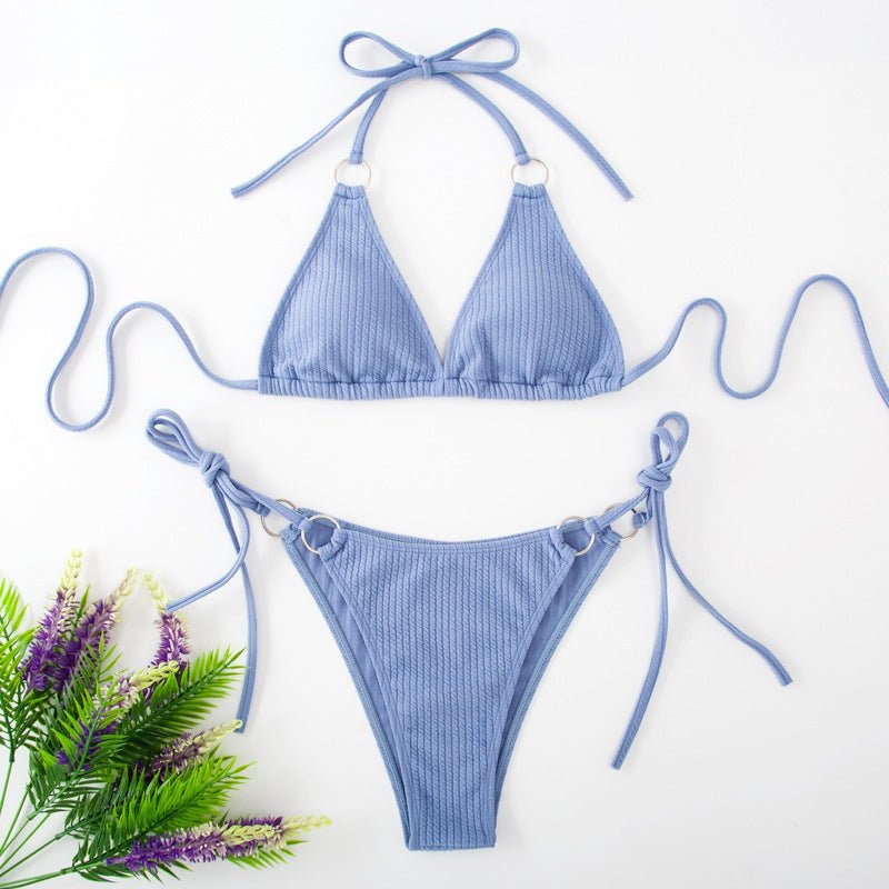 Women’s Bikini Set - Side Tie Thong Swimsuit - MRC STOREbikini setMy StoreWomen’s Bikini Set - Side Tie Thong Swimsuit My Store  25.92MRC STORECJTZ203359318RISky BlueL