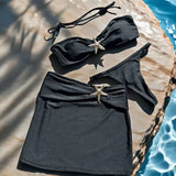 Split Swimsuit - Solid Color Three - Piece - MRC STOREbikini setMy StoreWomen’s Split Swimsuit - Solid Color Three - Piece My Store  27.99MRC STORECJYD242359307GTBlackL