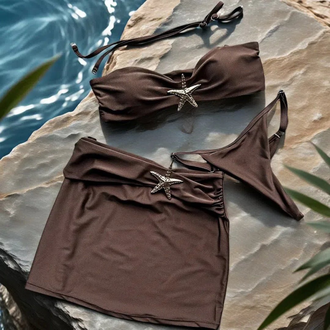 Split Swimsuit - Solid Color Three - Piece - MRC STOREbikini setMy StoreWomen’s Split Swimsuit - Solid Color Three - Piece My Store  27.99MRC STORECJYD242359315OLBrownL