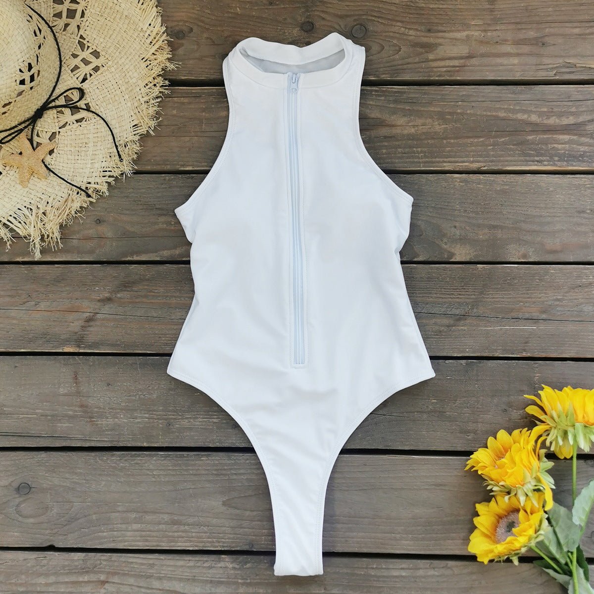 One - Piece Swimsuit - Tight Zipper Fit - MRC STOREbikini setMy StoreWomen’s One - Piece Swimsuit - Tight Zipper Fit My Store MRC STORECJNT240955711KPWhiteM