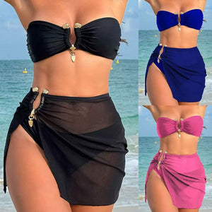 Women’s Bikini Three - Piece - Backless Swimsuit - MRC STOREbikini setMy StoreWomen’s Bikini Three - Piece - Backless Swimsuit My Store MRC STORECJYJ242436907GTBlackL