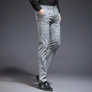 Slim Fit Plaid Pants - MRC STOREbottomsMy StoreSlim Fit Plaid Pants - MRC STOREMRC STORECJNSXZHL00135-662Grey check-28662Grey check28