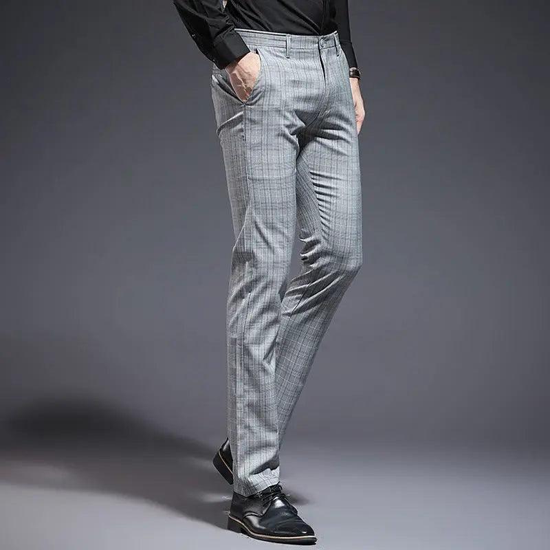 Slim Fit Plaid Pants - MRC STOREbottomsMy StoreSlim Fit Plaid Pants - MRC STOREMRC STORECJNSXZHL00135-662Grey check-28662Grey check28
