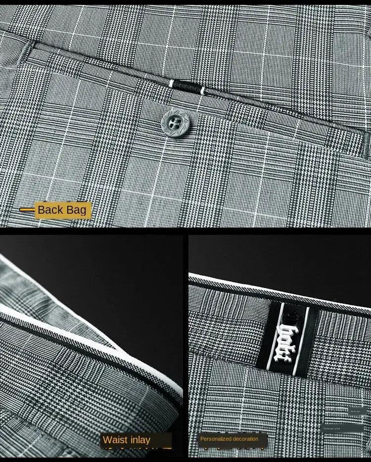 Slim Fit Plaid Pants - MRC STOREbottomsMy StoreSlim Fit Plaid Pants - MRC STOREMRC STORECJNSXZHL00135-662Grey check-28662Grey check28