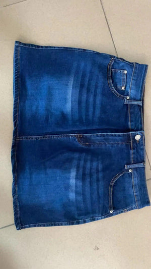 Stretch Denim Skirt - MRC STOREbottomsMy StoreStretch Denim Skirt - MRC STOREMRC STORECJQZ209457303CXDark BlueL