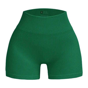 Seamless Thread Yoga Shorts - MRC STOREbottomsMy StoreSeamless Thread Yoga ShortsMRC STORECJDK203708451YBDark GreenL Code