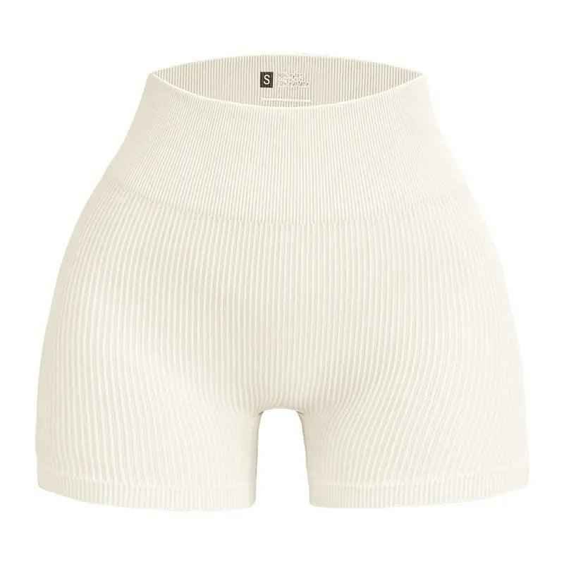 Seamless Thread Yoga Shorts - MRC STOREbottomsMy StoreSeamless Thread Yoga ShortsMRC STORECJDK203708406FUBeigeL Code