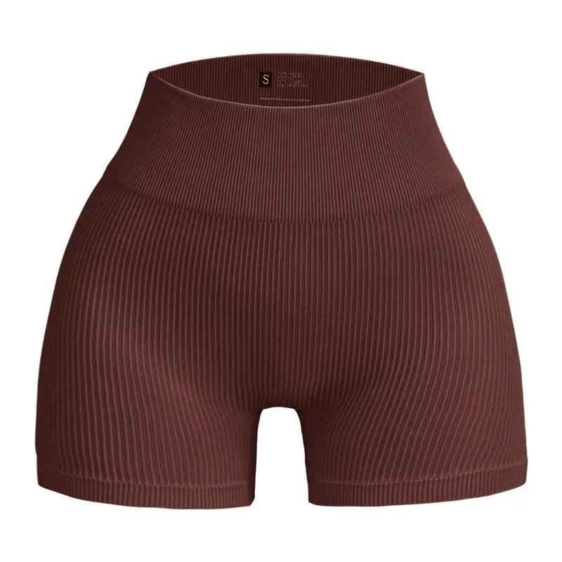 Seamless Thread Yoga Shorts - MRC STOREbottomsMy StoreSeamless Thread Yoga ShortsMRC STORECJDK203708415OLBrownL Code