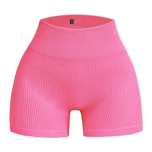 Seamless Thread Yoga Shorts - MRC STOREbottomsMy StoreSeamless Thread Yoga ShortsMRC STORECJDK203708442PKCoral RedL Code