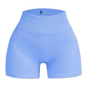 Seamless Thread Yoga Shorts - MRC STOREbottomsMy StoreSeamless Thread Yoga ShortsMRC STORECJDK203708433GTSky BlueL Code