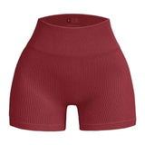Seamless Thread Yoga Shorts - MRC STOREbottomsMy StoreSeamless Thread Yoga ShortsMRC STORECJDK203708445SHWine RedL Code