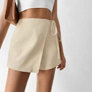Lace Up Sheath Culottes - MRC STOREbottomsMy StoreLace Up Sheath CulottesMRC STORECJYD204878403CXApricotL