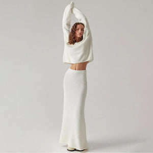 V - Neck Sweater Suit - MRC STOREbottomsMy StoreV - Neck Sweater Suit - MRC STOREMRC STORECJLS212076809IRApricotL