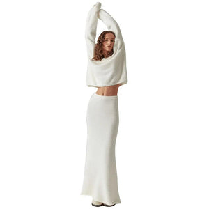 V - Neck Sweater Suit - MRC STOREbottomsMy StoreV - Neck Sweater Suit - MRC STOREMRC STORECJLS212076806FUPinkL