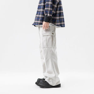 Solid Color Multi - Pocket straight Pants Casual for Men - MRC STOREbottomsMy StoreSolid Color Multi - Pocket straight Pants Casual for Men - MRC STOREMRC STORECJXX223248406FUBrownL