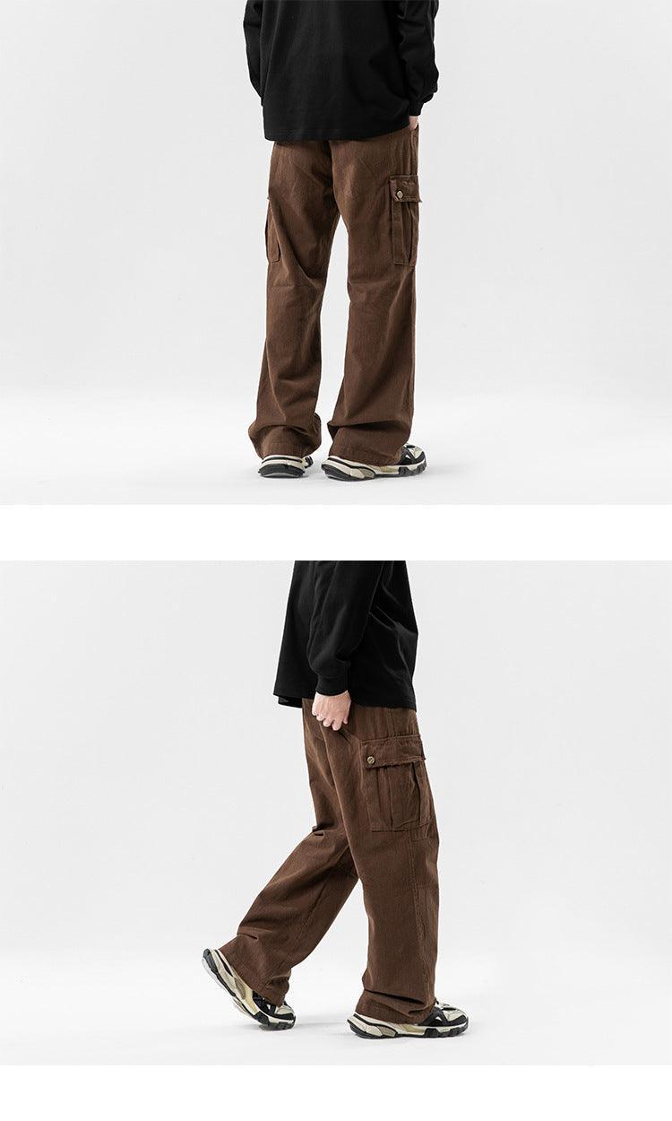 Solid Color Multi - Pocket straight Pants Casual for Men - MRC STOREbottomsMy StoreSolid Color Multi - Pocket straight Pants Casual for Men - MRC STOREMRC STORECJXX223248402BYBeigeL