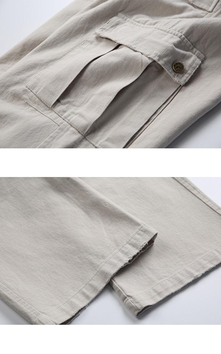 Solid Color Multi - Pocket straight Pants Casual for Men - MRC STOREbottomsMy StoreSolid Color Multi - Pocket straight Pants Casual for Men - MRC STOREMRC STORECJXX223248402BYBeigeL