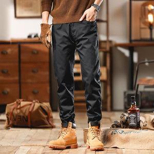 Solid Color Business Style Slim - Fitting Long Pants - MRC STOREbottomsMy StoreSolid Color Business Style Slim - Fitting Long Pants - MRC STOREMRC STORECJXX214211801AZBlack28