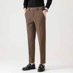 Woolen Men's Casual Stretch Suit Pants - MRC STOREbottomsMy StoreWoolen Men's Casual Stretch Suit Pants - MRC STOREMRC STORECJXX196447519SHDark Khaki Cloth Color28