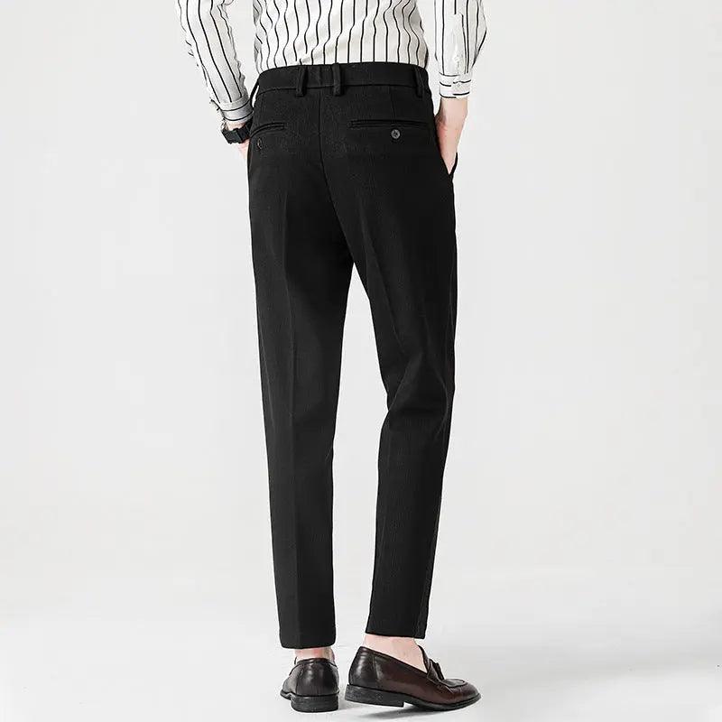 Woolen Men's Casual Stretch Suit Pants - MRC STOREbottomsMy StoreWoolen Men's Casual Stretch Suit Pants - MRC STOREMRC STORECJXX196447519SHDark Khaki Cloth Color28