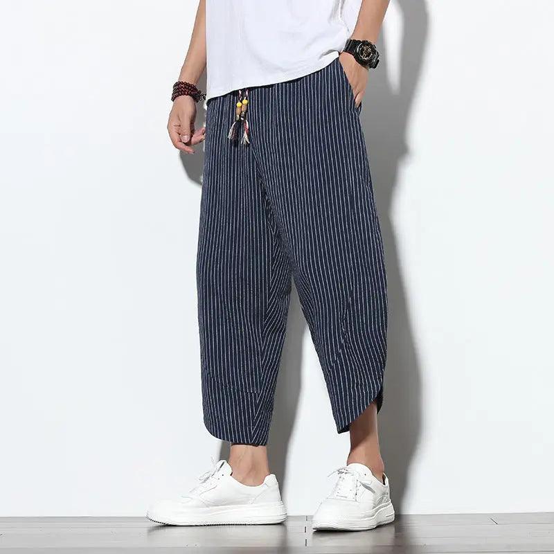 Chinese Style Cotton Linen Harem Pants - MRC STOREbottomsMy StoreChinese Style Cotton Linen Harem Pants - MRC STOREMRC STORECJHL105889925YBNavy Blue2XL