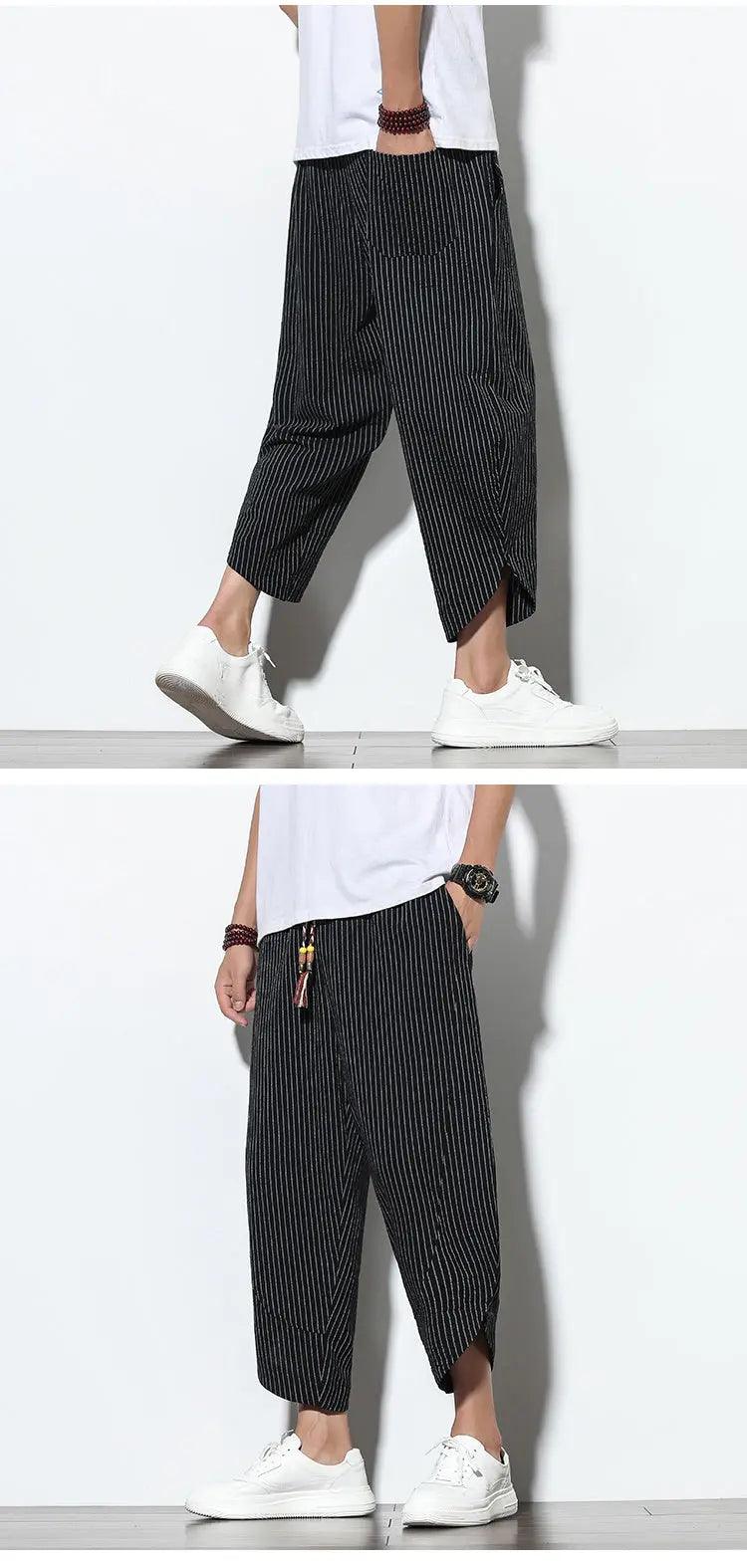 Chinese Style Cotton Linen Harem Pants - MRC STOREbottomsMy StoreChinese Style Cotton Linen Harem Pants - MRC STOREMRC STORECJHL105889904DWKhaki2XL