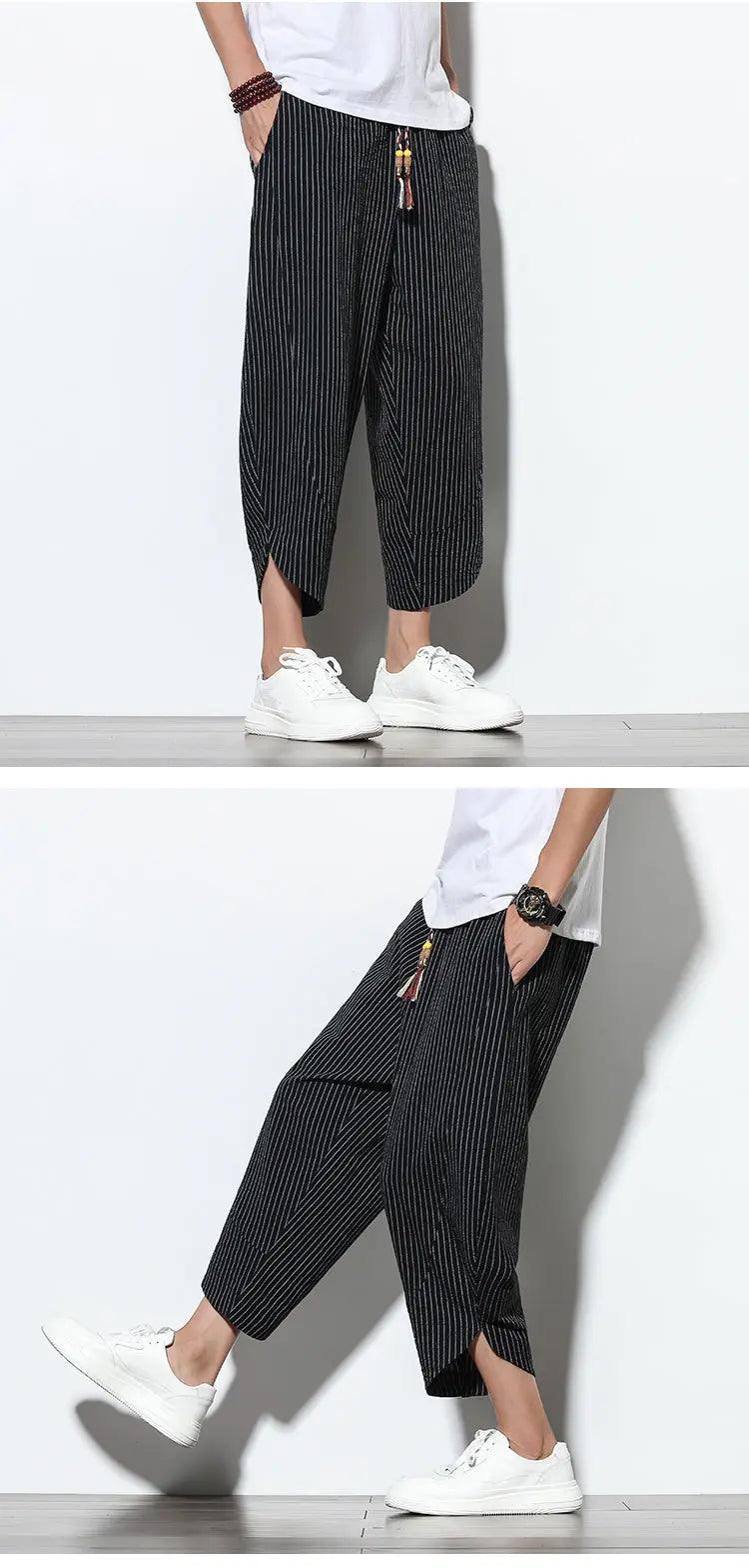 Chinese Style Cotton Linen Harem Pants - MRC STOREbottomsMy StoreChinese Style Cotton Linen Harem Pants - MRC STOREMRC STORECJHL105889904DWKhaki2XL